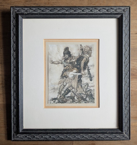Antique framed arthur - antique,