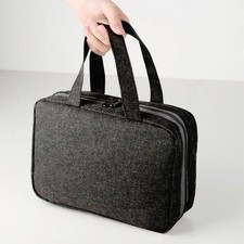 Makeup Bag with LED Mirror Vanity Case Beauty Box Make up Travel Cosmetic Bag UK