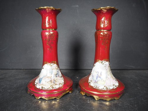 Pair candlestick holders - pair,