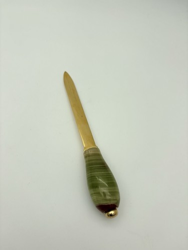 Vintage brass letter opener - brass,