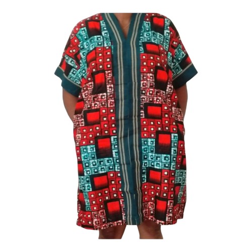 Ankara midi dress size 16 - dress,