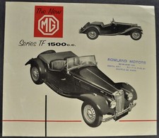 1954 MG TF 1500cc Roadster