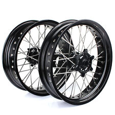 17" Supermoto Wheels Set For