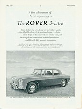 Rover 3 Litre 1959 YAC636  Solihull Devonshire House Toulmin MG Magnette  A
