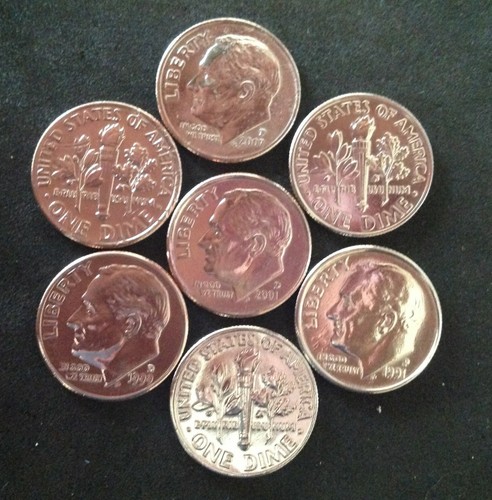 Lucky silver dimes - ,