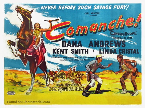 Comanche 1956 dvd dana - comanche, dvd.