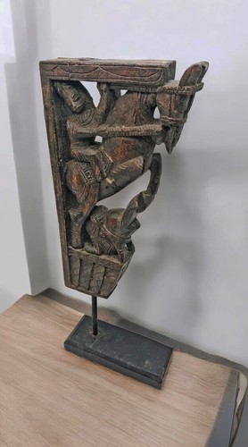 Antique wooden horse - antique, with