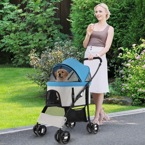 Pet stroller foldable - stroller,