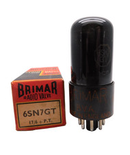 Rare BRIMAR 6SN7GT CV1988