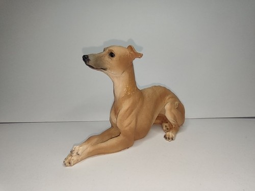 Greyhound ceramic mini figure - ceramic,