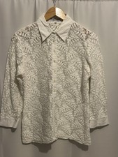 Anne Fontaine Lace Blouse 44