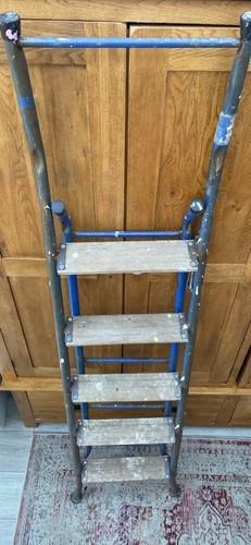 Vintage blue tubular - blue, metal