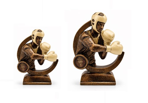 Male hook boxing trophy - hook,
