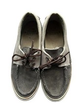 vans zapato del barco Gray Two