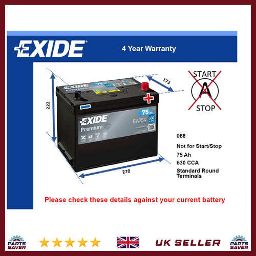 Battery fits tvr - fits,