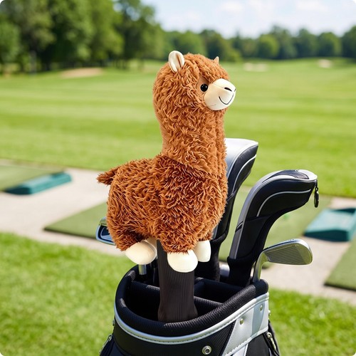 Llama golf club cover - golf,