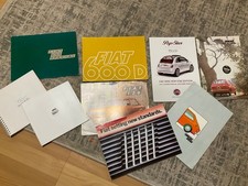 COLLECTION OF. FIAT   BROCHURES x 9