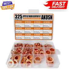 325 PCS Copper Metric Sealing