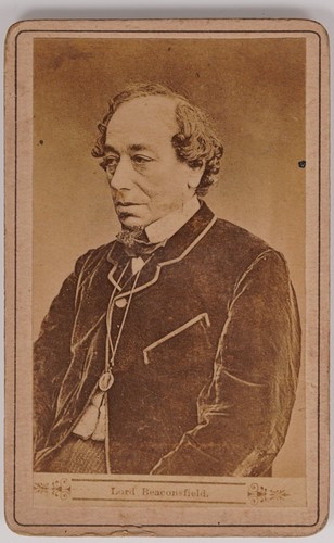 Antique cdv lord beaconsfield - antique,