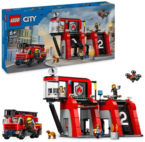 Lego city fire station with - city,