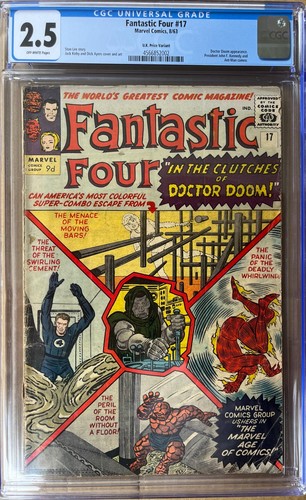 1963 fantastic four cgc - #17,