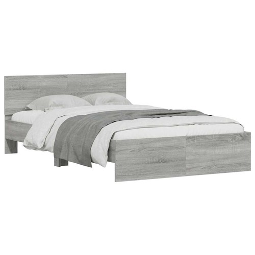 Bed frame with headboard - with,