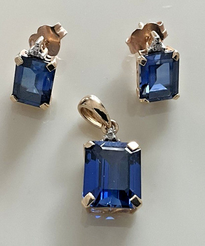Blue sapphire 10k lgl - 10k,