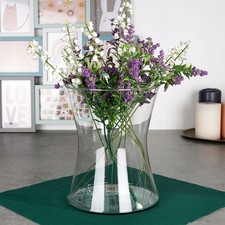 Wide Bow Shaped Clear Glass