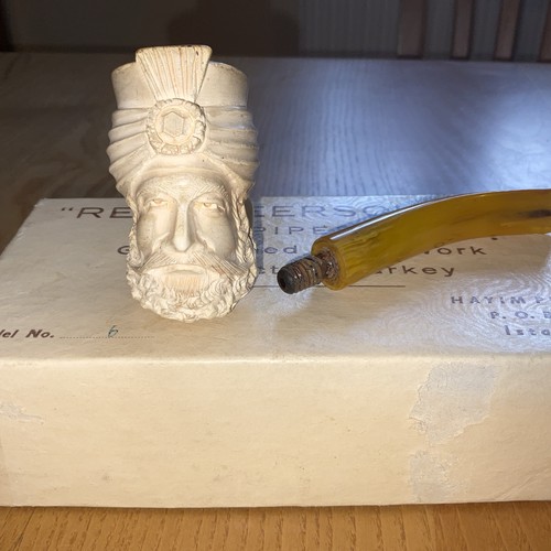 Vintage boxed real meerschaum - boxed,