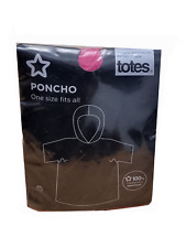Totes Adult Pink Rain Poncho