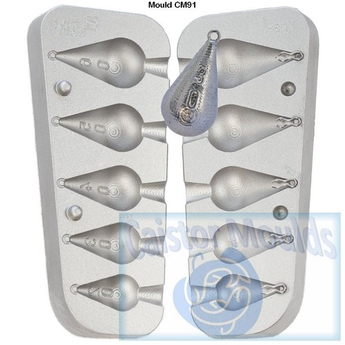 Teardrop weight mould ideal - weight,