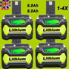 2/4PACK Battery 18V 6.0AH For