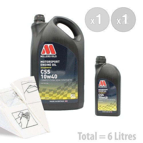 Car engine oil service - oil, kit