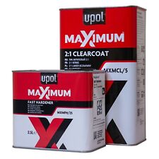 UPOL MAXIMUM HS 2K CLEARCOAT LACQUER KIT 7.5L - WITH FAST HARDENER AXALTA