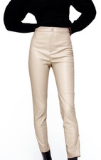 Zara beige faux leather hi