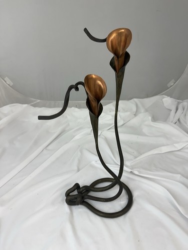 Large brutalist candle holders - brutalist,