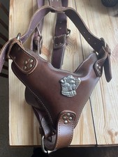 dog harness large leather