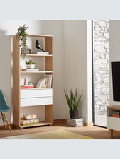 John Lewis Ebbe Gehl Mira Wide 2 Drawer Bookcase RRP £699