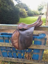 17.5'' Medium Brown Falcon Event Saddle. Open To Trial.
