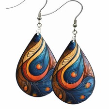 Boho feathers swirls - feathers, &