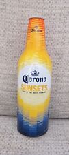 Rare China Corona beer Sunset limit Aluminum bottle empty 355ml