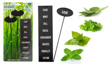 2 Herb Plant Labels Garden