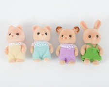 Sylvanian baby bundle. Buckley Deer Dog Bear Rabbit figure Calico Critters