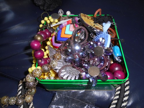 Costume jewellery junk scrap - costume,