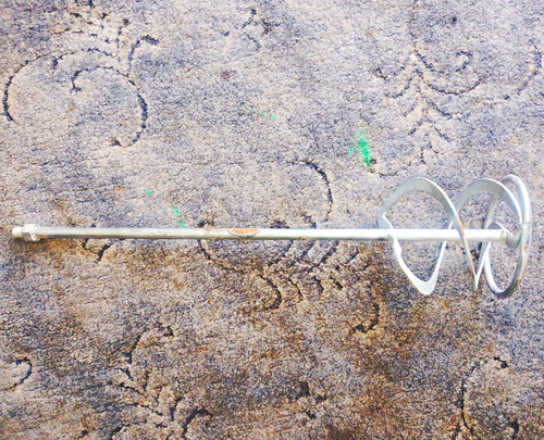 Metal spiral mixing paddle - metal,