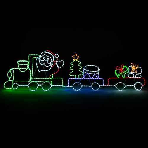 Christmas train rope light - christmas,