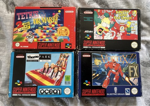 Super nintendo boxed game - super, nintendo,