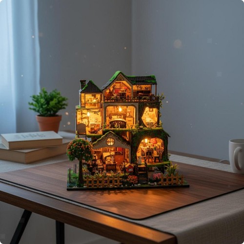 Wooden treehouse model - treehouse,