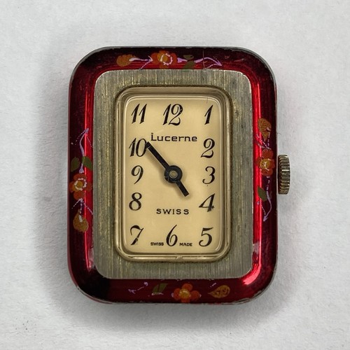 Vintage lucerne painted dial - lucerne,