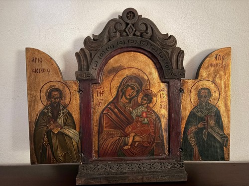 Triptychon greek orthodox - orthodox, hand
